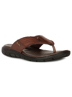 Bata - Men Brown Slip On Flipflops