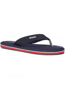 Bata - Men Navy Blue Slip On Flipflops