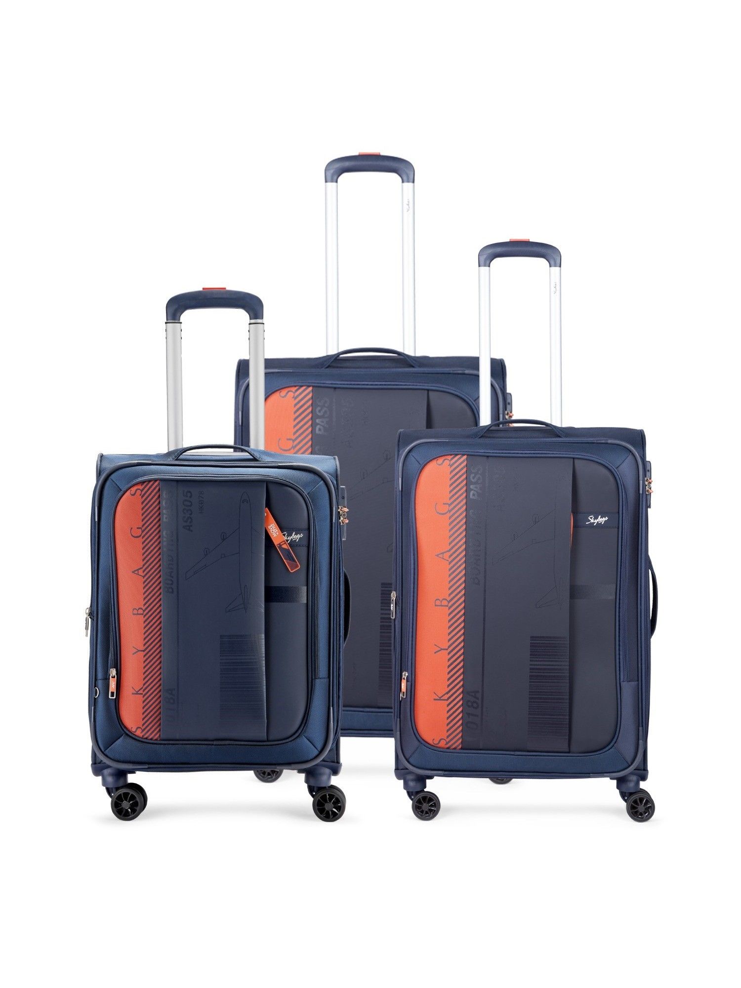 Buy Skybags Airway Pro 8W Exp Str 59+71+81 Blue (Set of 3) Online