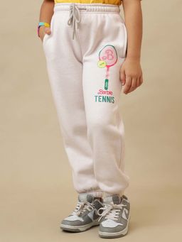 Kidsville - Barbie Graphic Printed Regular Fit Jogger For Girls