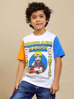 Kidsville - Naruto Ichiraku Ramen Printed Pure Cotton Boys T-shirt
