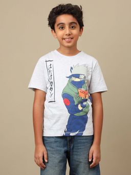 Kidsville - Kakashi Hatake Anime Printed Cotton Boys T-shirt