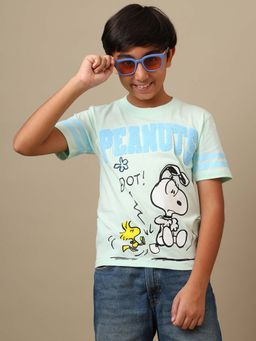 Kidsville - Peanuts Graphic Printed Cotton Boys T-shirt