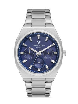 Daniel Klein - Dark blue Color Stainless Steel Strap Watch for Men DK.1.13191-2