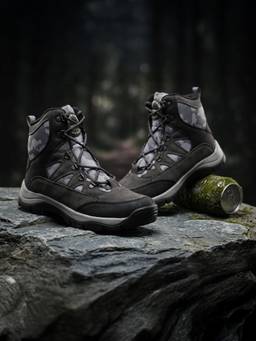 LIBERTY - Leap7X Acto146E Dark Grey Casual Lacing Boots for Men