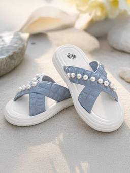 LIBERTY - A-Ha Restwalk-2 Sky Blue Bin Flip Flops for Women