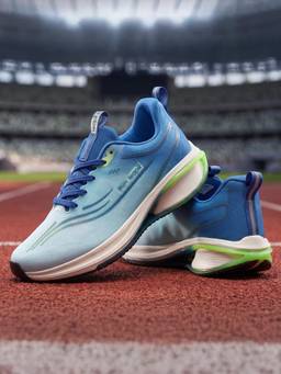 LIBERTY - Leap7X Zx-M-41E Sea Green Sports Lacing Running Shoes for Men