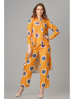 NEOFAA - Womens Exclusive Dip Hem Oversized Shirt Co-Ord (Set of 2)