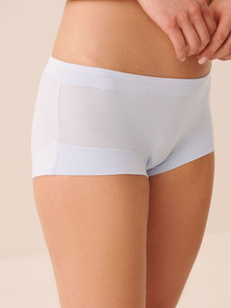 La Vie En Rose - Modal Boyshort Panty Blue