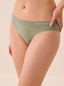 La Vie En Rose - Seamless Fabric Bikini Panty Green