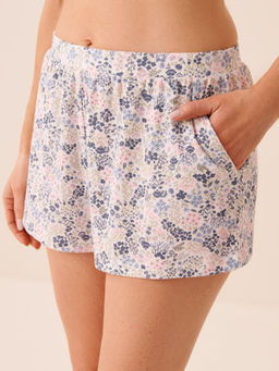 La Vie En Rose - Ribbed Modal Shorts Multi-Color