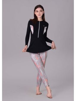 Keepfit - Womens Padded Swim Top and Pant Black