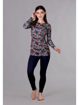 Keepfit - Womens Floral Printed Swimsuit Multi-Color