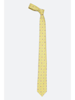 Allen Solly - Men Yellow Embroidered Formal Tie