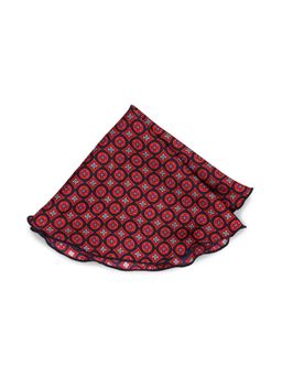 Peter England - Men Red Printed Casual Pocket Square