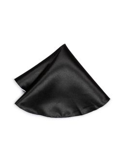 Peter England - Men Black Solid Party Pocket Square