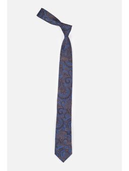 Peter England - Men Blue Embroidered Formal Tie