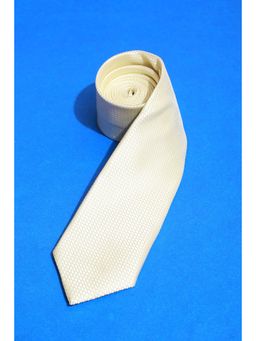 Van Heusen - Men Cream Embroidered Formal Tie