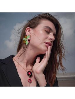 THE YV BRAND BY YASHVI VANANI - The Green Daffodil Studs