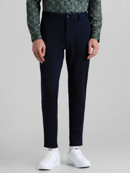 Jack & Jones - Navy Blue Slim Fit Pants