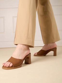 Inc.5 - Women Tan Block Heels