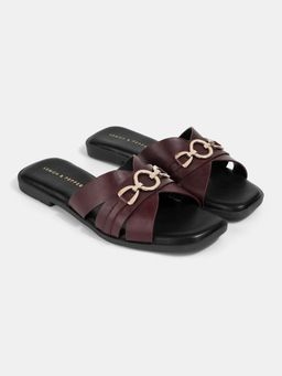Lemon & Pepper - Women Maroon Flats