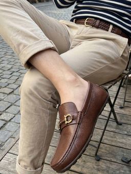 Carlton London - Men Brown Loafers