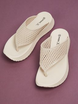 max - Women Beige Platform Sandals