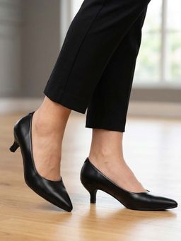 Iconics - Women Classic Black Pump Heels