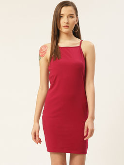 Trend Arrest - Magenta Dress