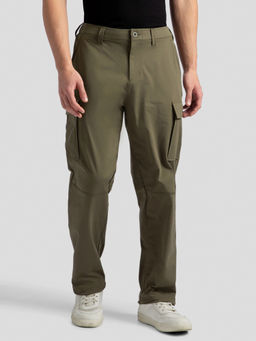 Jockey - Mz22 Men Microfiber Fabric Utility Pants with Cargo Pockets-Green