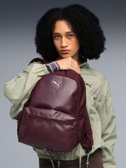 Puma - Unisex Maroon Solid Tori Backpack