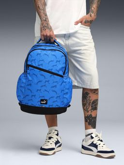 Puma - Unisex Blue Printed Bts Backpack