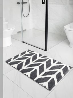 Encasa Homes - Super Soft Microfibre Bath Mat Grey