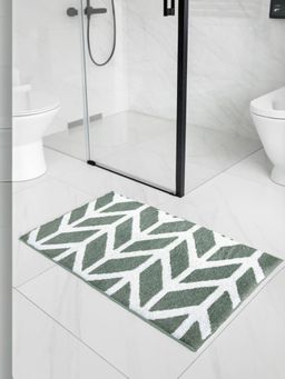 Encasa Homes - Super Soft Microfibre Bath Mat Green