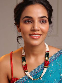 PANASH - Multi-Color Brass Necklace