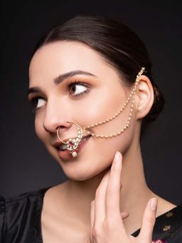 PANASH - Red Brass Nose Ring