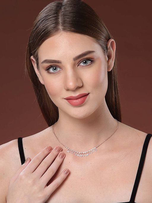 PANASH White Brass Necklace