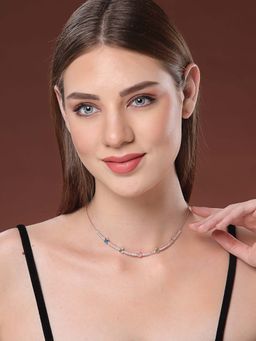 PANASH - Multi-Color Brass Necklace