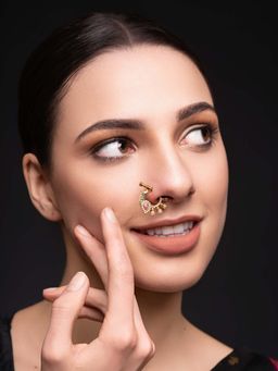 PANASH - Multi-Color Brass Nose Ring