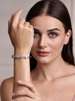 PANASH - White Brass Bracelet