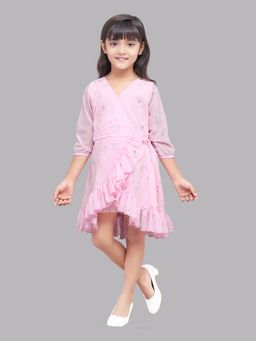 Pink Chick - Wrap Star Dress -pink