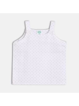 MINI KLUB - Unisex White Solid T-Shirt