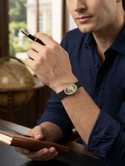 KIORAH - Men 925 Sterling Silver Lion Head Stone Bracelet