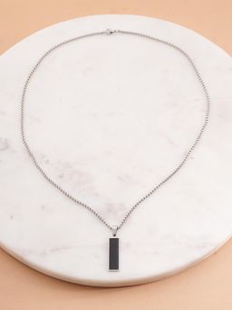 Palmonas - Men Black Monolith Icon Pendant Necklace