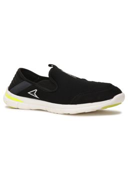 Power - Solid/plain Black Walking Shoes