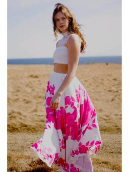 dash and dot - Multi-Color Floral Maxi Skirt
