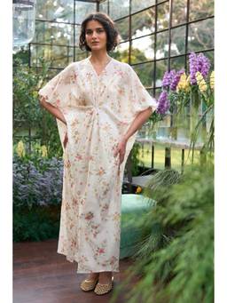 dash and dot - Multi-Color Floral Sequin Kaftan