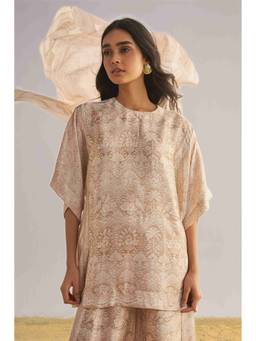 dash and dot - Women Beige Lace Top