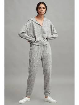 dash and dot - Grey Hacci Knit Track Suit Top